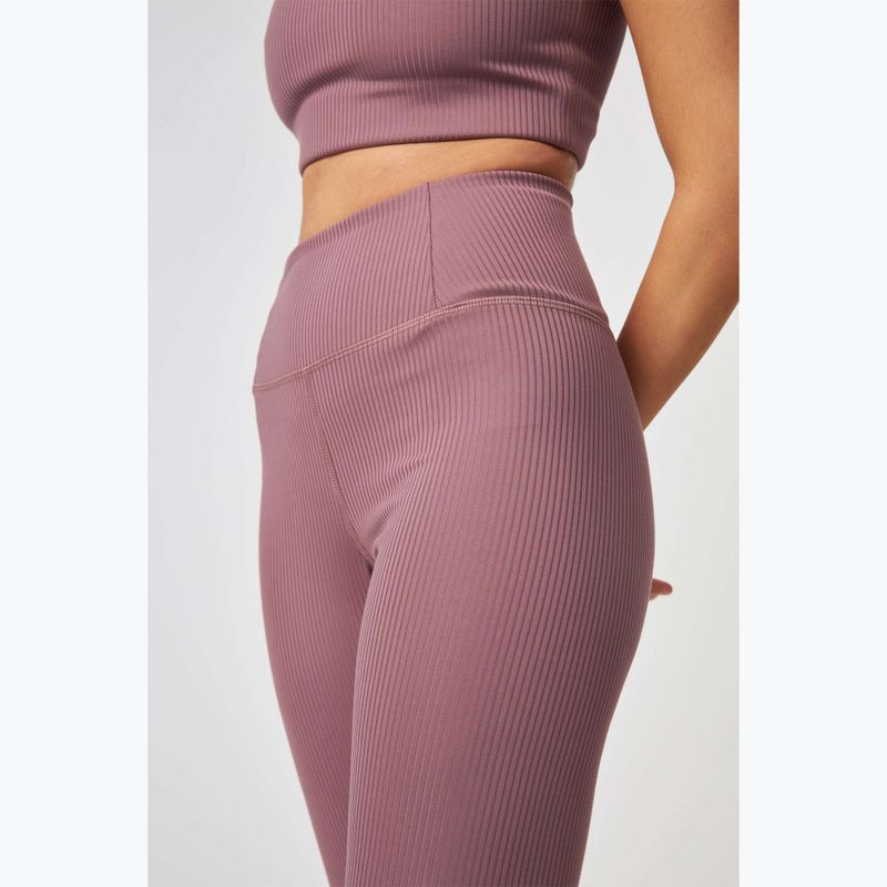 Trainingsleggings Damen Girlfriend Collective Rib pewter 5
