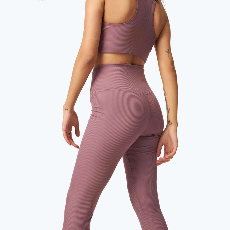 Trainingsleggings Damen Girlfriend Collective Rib pewter 6