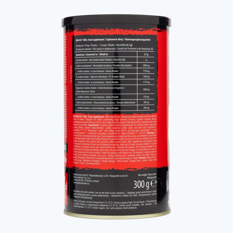Fitness Authority Bad Ass Crea 300 g Zitrus/Pfirsich 2