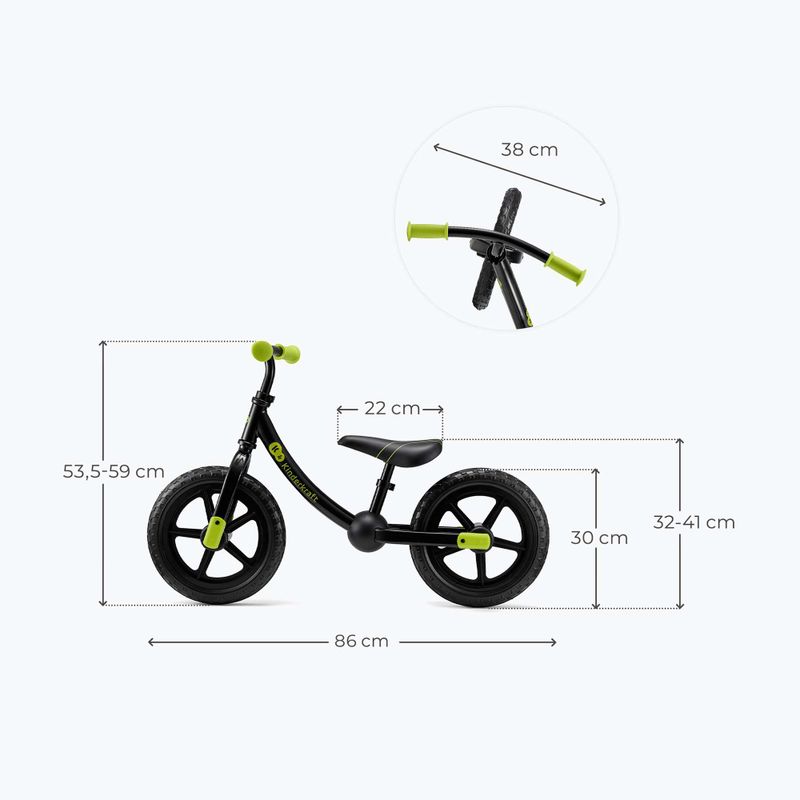 Laufrad Kinderkraft 2Way Next black 2