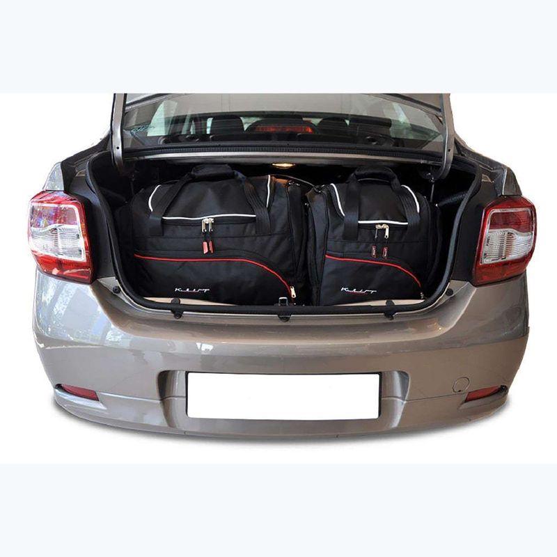 Gepäckträgertaschen-Set KJUST Dacia Logan Limousine 2012-2020 5 Stk black 15