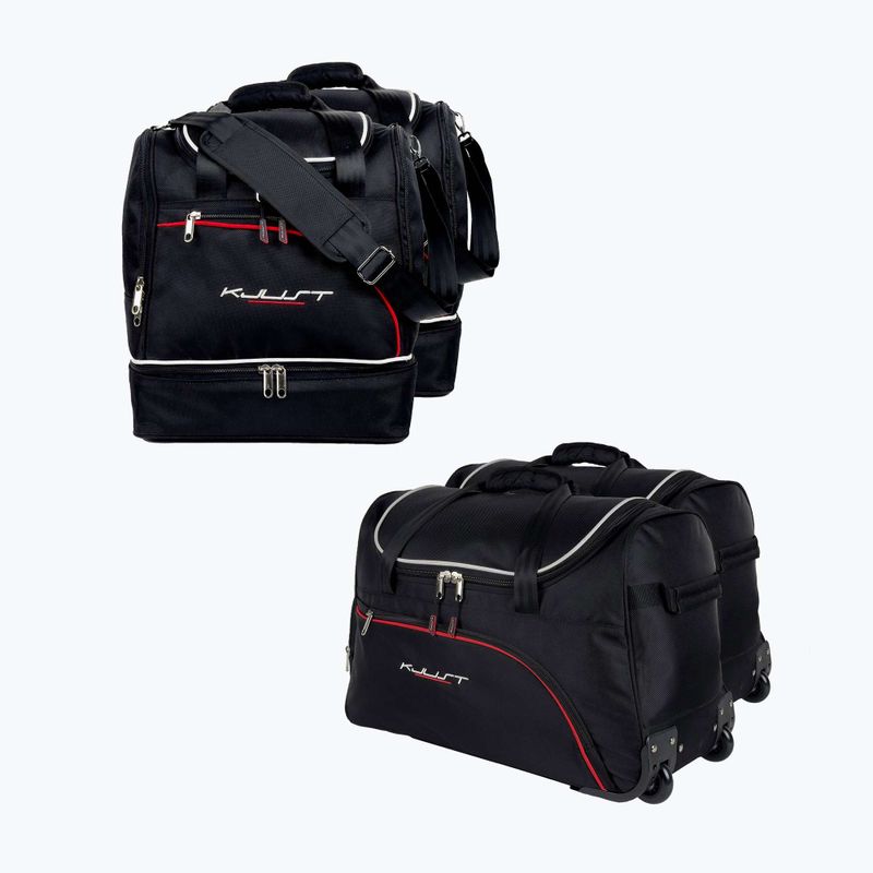 Gepäckträgertaschen-Set KJUST Honda Civic Hatchback 2006-2011 4 Stk black