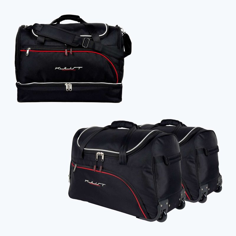 Gepäckträgertaschen-Set KJUST Opel Mokka / Mokka X 2012-2019 3 Stk. Schwarz