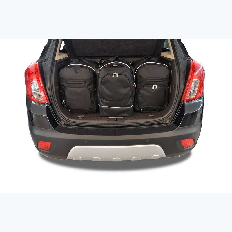 Gepäckträgertaschen-Set KJUST Opel Mokka / Mokka X 2012-2019 3 Stk. Schwarz 12