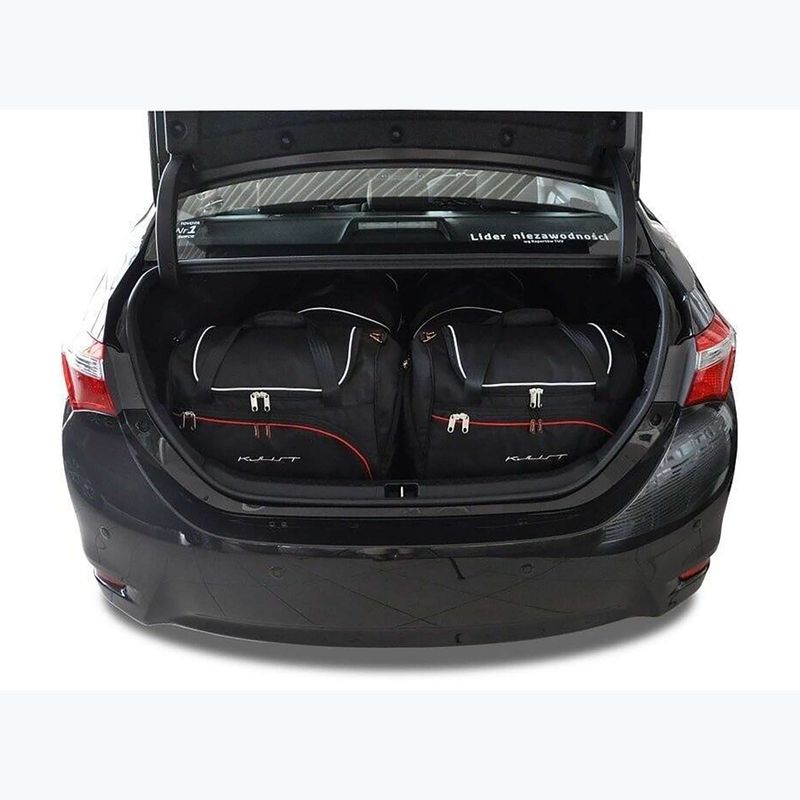 Gepäckträgertaschen-Set KJUST Toyota Corolla Limousine 2013-2018 4 Stk. Schwarz 13