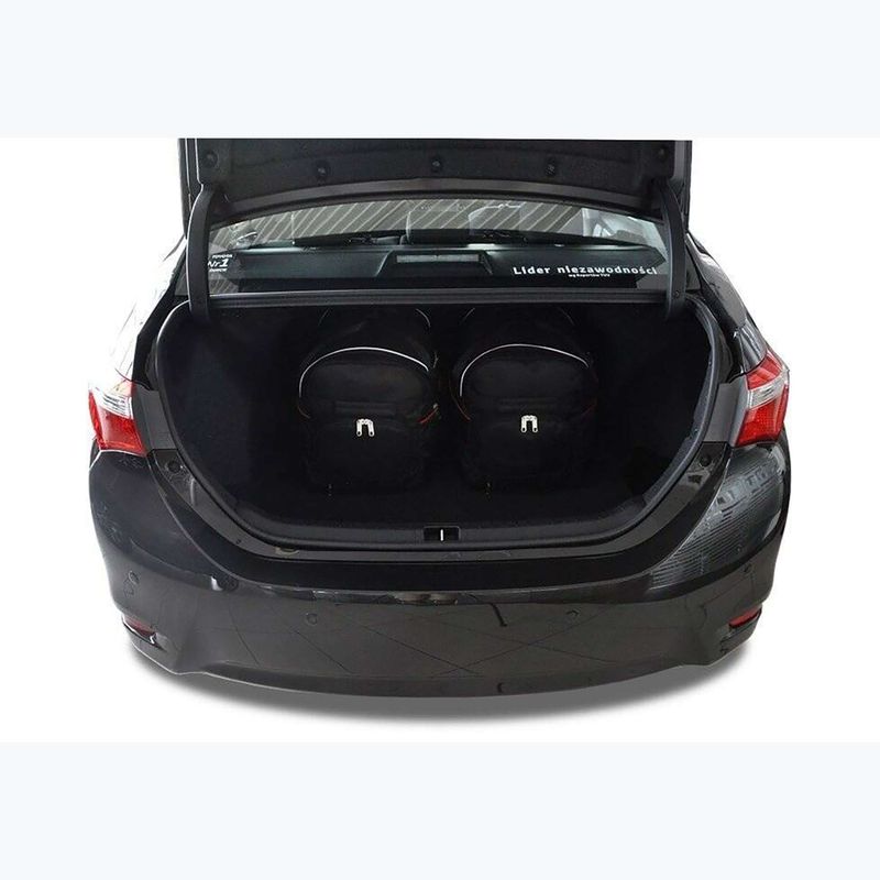 Gepäckträgertaschen-Set KJUST Toyota Corolla Limousine 2013-2018 4 Stk. Schwarz 14