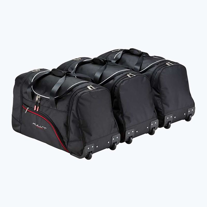 Gepäckträgertaschen-Set KJUST Mitsubishi Lancer Sportback 2007-2016 3 Stk. Schwarz 2