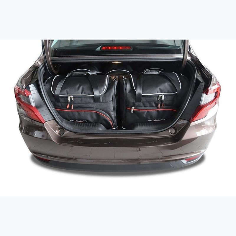 Gepäckträgertaschen-Set KJUST Fiat Tipo Limousine 2015+ 5 Stk black 14