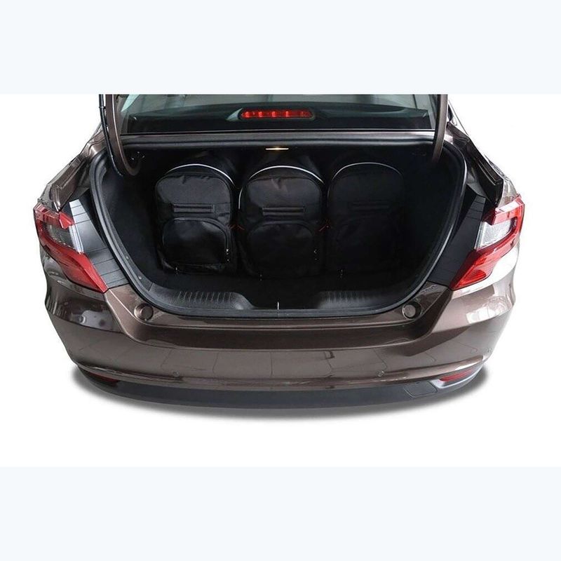 Gepäckträgertaschen-Set KJUST Fiat Tipo Limousine 2015+ 5 Stk black 16