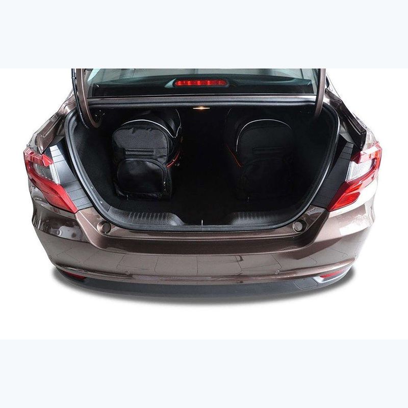 Gepäckträgertaschen-Set KJUST Fiat Tipo Limousine 2015+ 5 Stk black 17