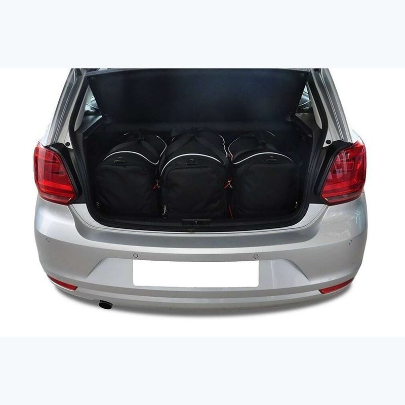 Gepäckträgertaschen-Set KJUST Volkswagen Polo 2009-2017 3 Stk. Schwarz 9