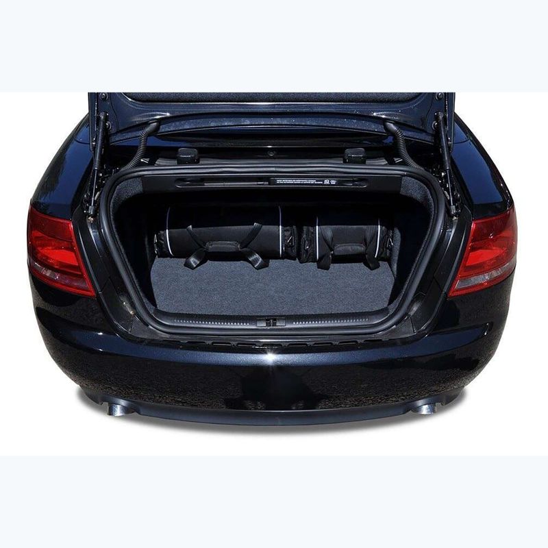 KJUST Kofferraumtaschen-Set Audi A4 Cabrio 2005-2009 4 Stück schwarz 17