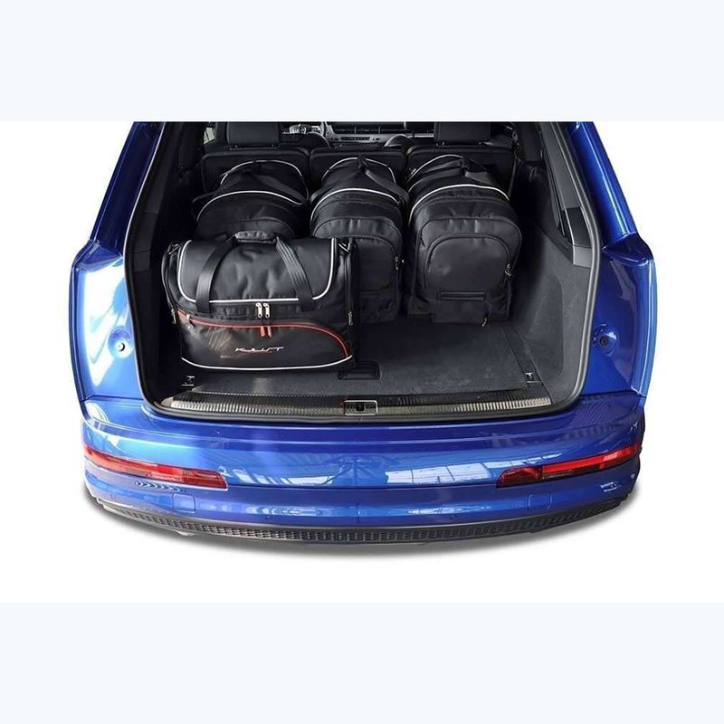 KJUST Audi Q7 Kofferraumtaschen Set 2015+ 5 Stück schwarz 18
