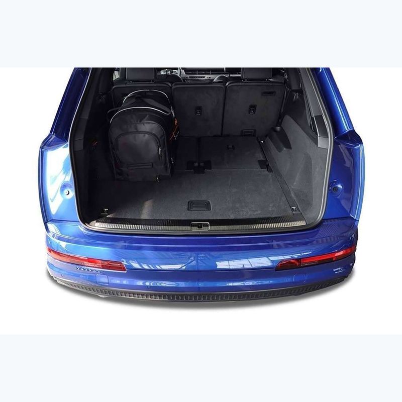 KJUST Audi Q7 Kofferraumtaschen Set 2015+ 5 Stück schwarz 21