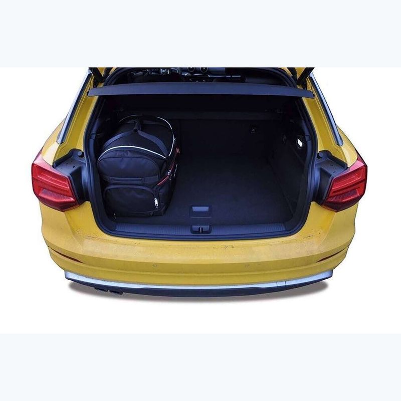 KJUST Audi Q2 Kofferraumtaschen-Set 2016+ 4 Stück schwarz 19