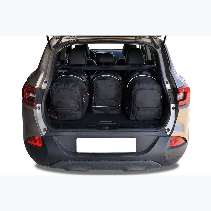 Gepäckträgertaschen-Set KJUST Renault Kadjar 2015-2022 4 Stk. Schwarz 13