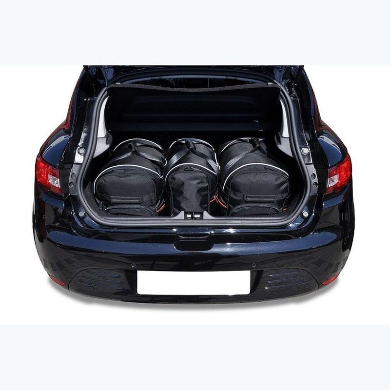 Gepäckträgertaschen-Set KJUST Renault Clio 2012-2019 3 Stk. Schwarz 11