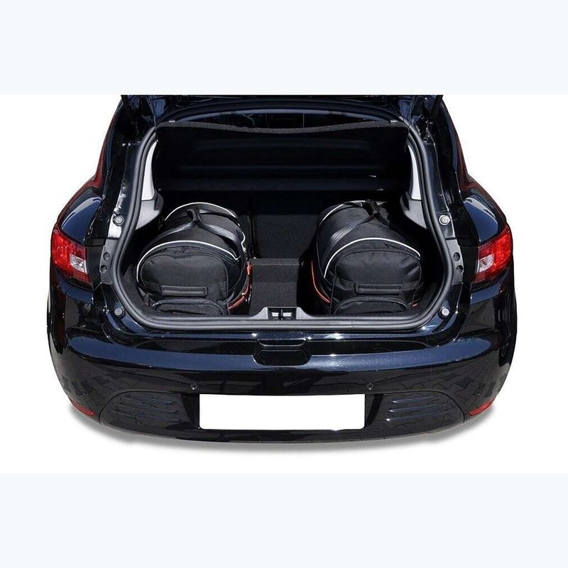 Gepäckträgertaschen-Set KJUST Renault Clio 2012-2019 3 Stk. Schwarz 12