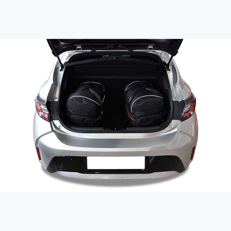 Gepäckträgertaschen-Set KJUST Toyota Corolla Hatchback 2019+ 3 Stk. Schwarz 13