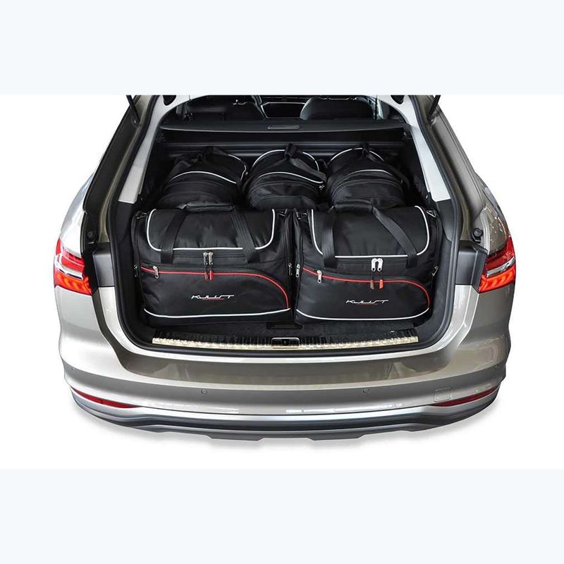 KJUST Audi A6 Allroad Kofferraumtaschen Set 2019+ 5 Stück schwarz 14