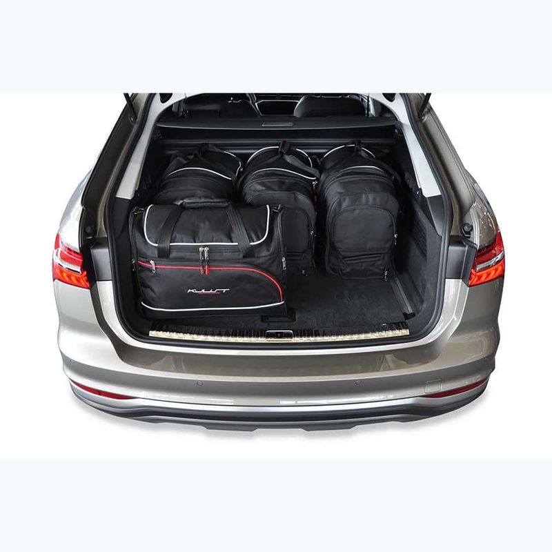 KJUST Audi A6 Allroad Kofferraumtaschen Set 2019+ 5 Stück schwarz 15