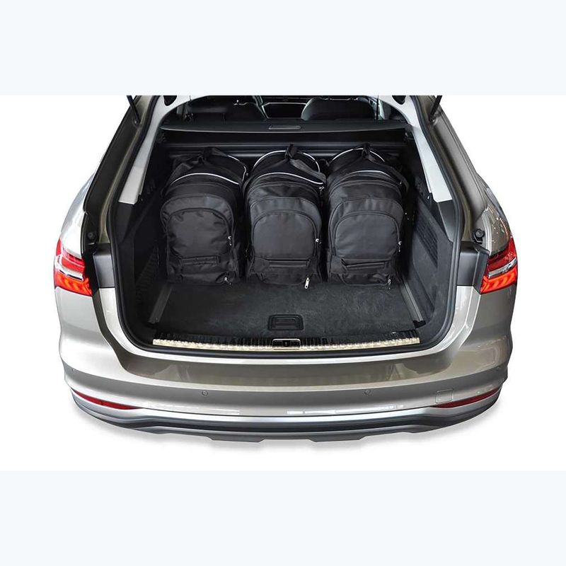 KJUST Audi A6 Allroad Kofferraumtaschen Set 2019+ 5 Stück schwarz 16