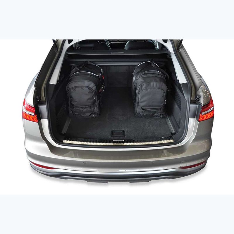 KJUST Audi A6 Allroad Kofferraumtaschen Set 2019+ 5 Stück schwarz 17