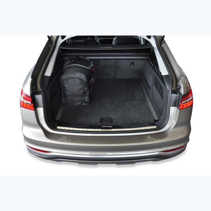 KJUST Audi A6 Allroad Kofferraumtaschen Set 2019+ 5 Stück schwarz 18