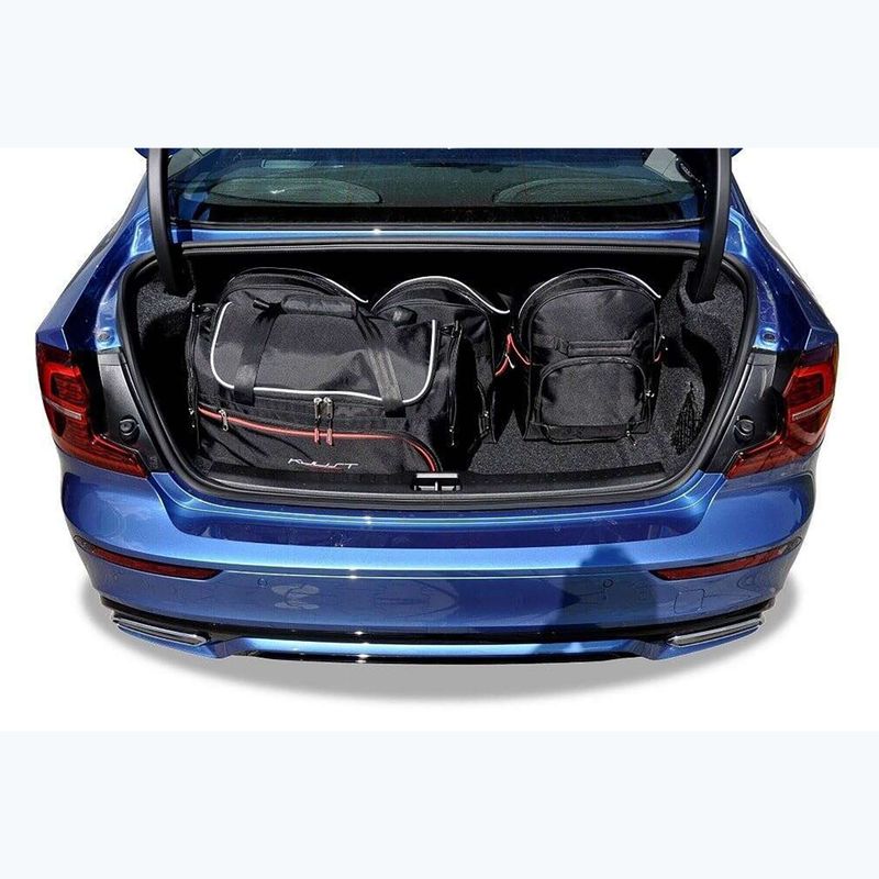 Gepäckträgertaschen-Set KJUST Volvo S60 2018+ 5 Stk. Schwarz 17
