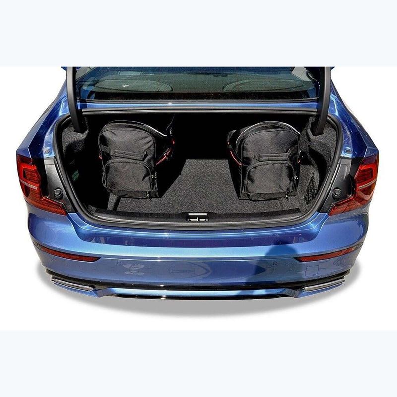 Gepäckträgertaschen-Set KJUST Volvo S60 2018+ 5 Stk. Schwarz 19