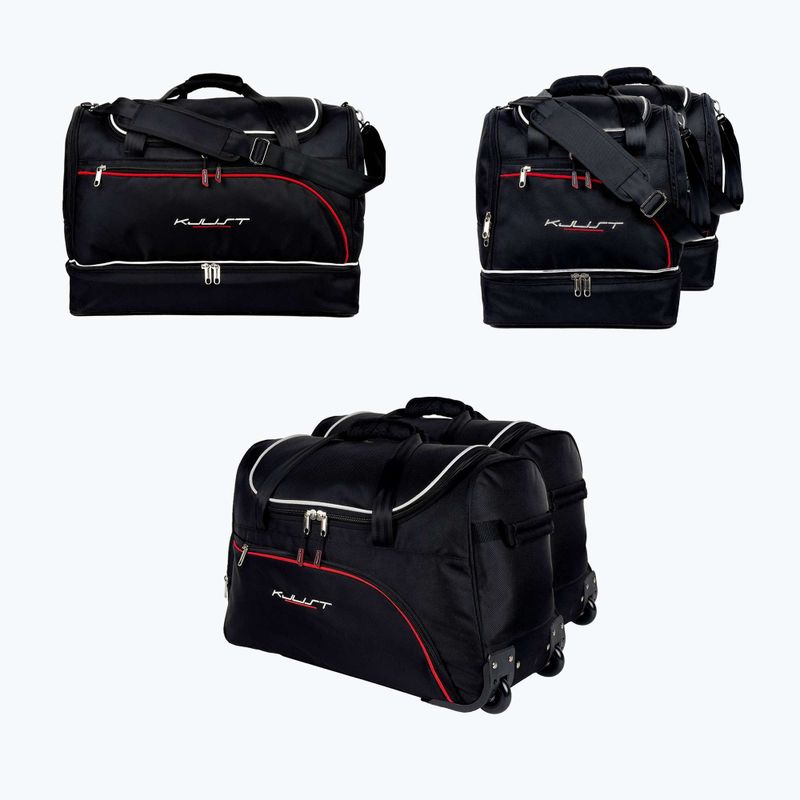 Gepäckträgertaschen-Set KJUST Opel Combo 2018+ 6 Stk. Schwarz
