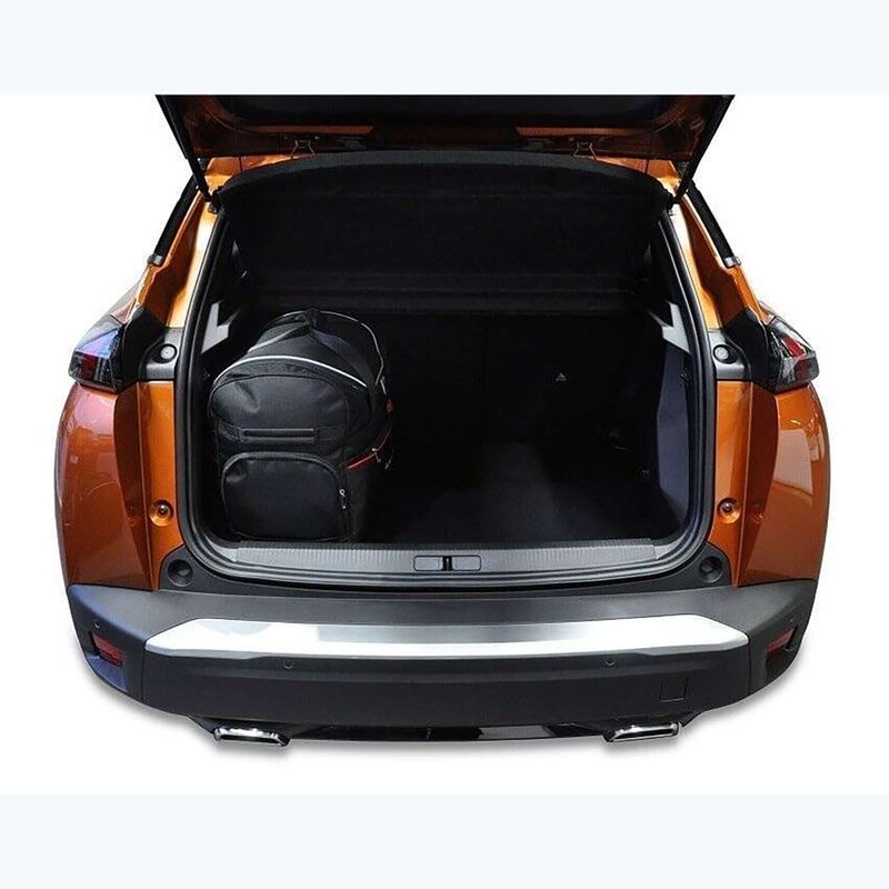 Gepäckträgertaschen-Set KJUST Peugeot 2008 2019+ 3 Stk. Schwarz 12