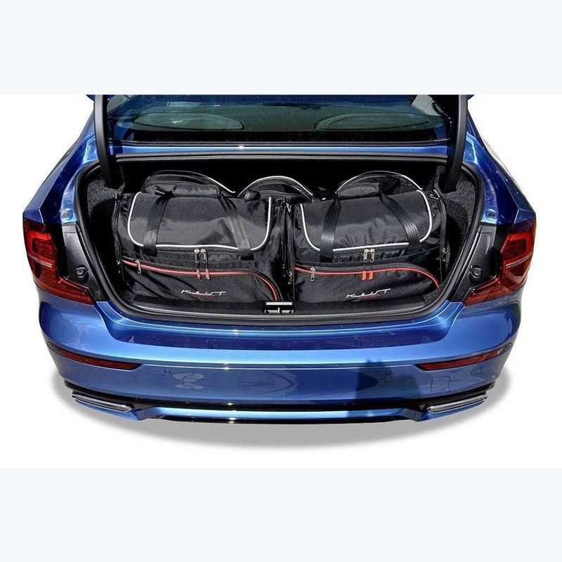 Gepäckträgertaschen-Set KJUST Volvo S60 Mhev 2020-2023 5 Stk. Schwarz 17