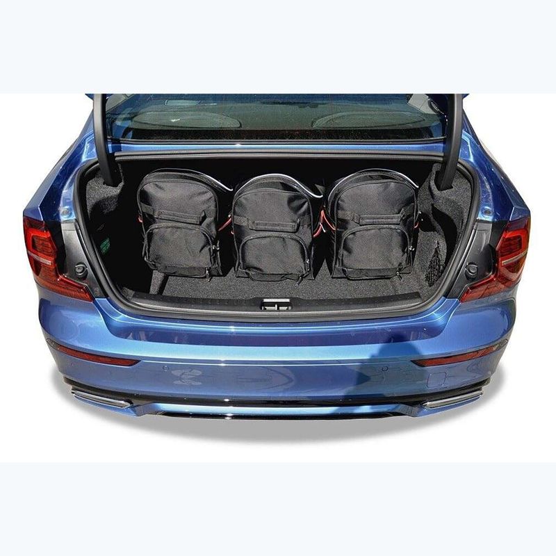 Gepäckträgertaschen-Set KJUST Volvo S60 Mhev 2020-2023 5 Stk. Schwarz 19