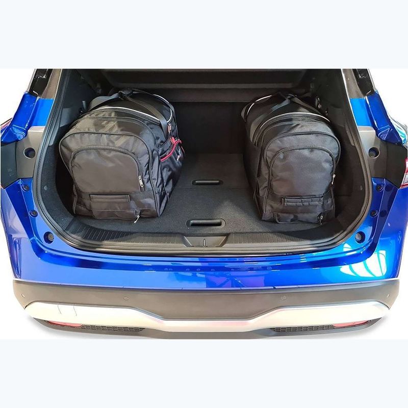 Gepäckträgertaschen-Set KJUST Nissan Qashqai MHEV 2021+ 4 Stk. Schwarz 17