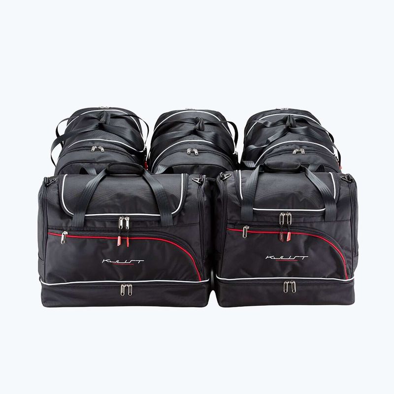 KJUST Kofferraumtaschen-Set Audi A6 Limousine C8 2018+ 5 Stück schwarz 2