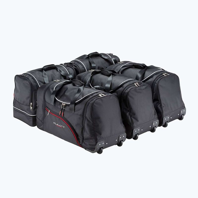 KJUST Kofferraumtaschen-Set Audi A6 Limousine C8 2018+ 5 Stück schwarz 3