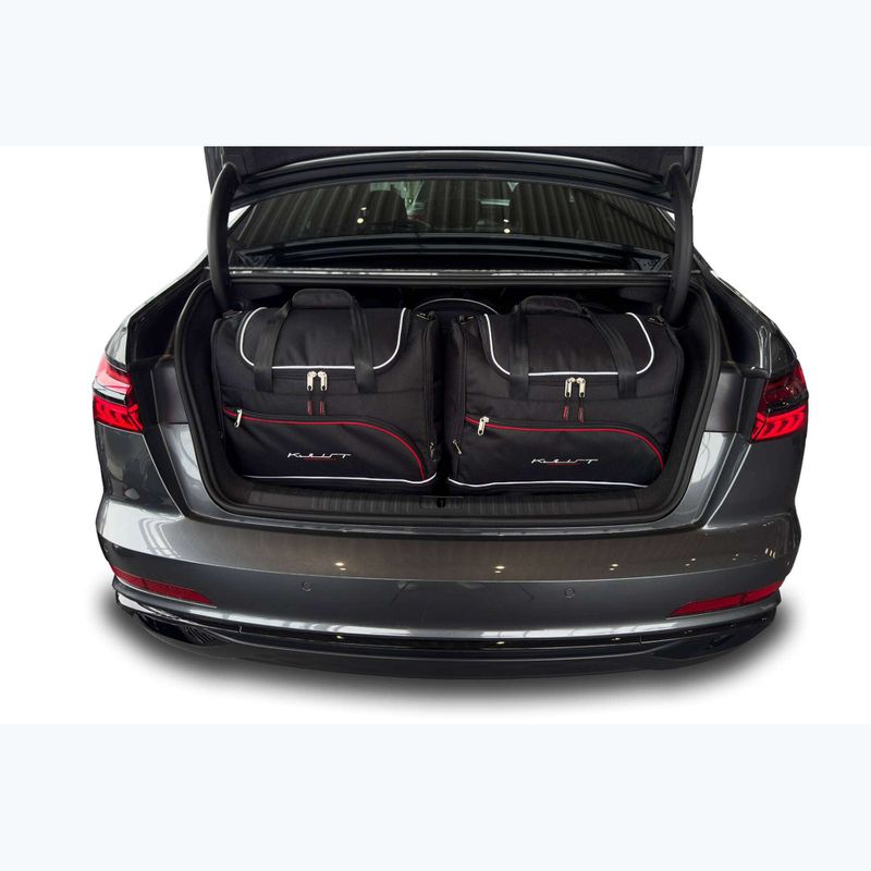 KJUST Kofferraumtaschen-Set Audi A6 Limousine C8 2018+ 5 Stück schwarz 17