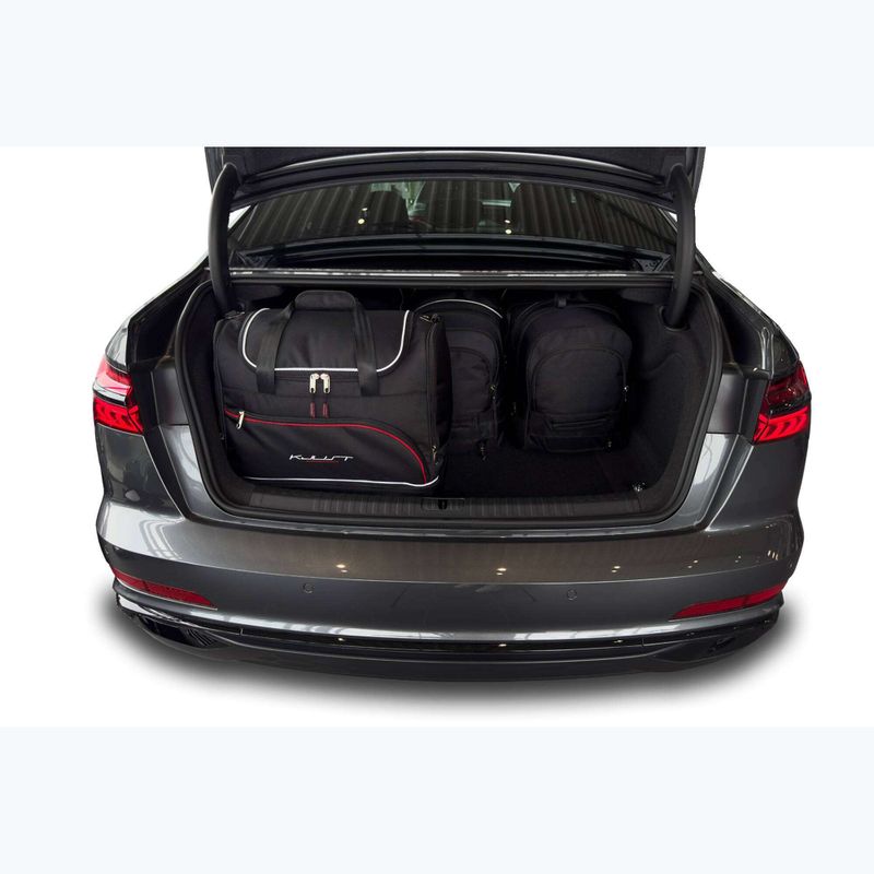 KJUST Kofferraumtaschen-Set Audi A6 Limousine C8 2018+ 5 Stück schwarz 18