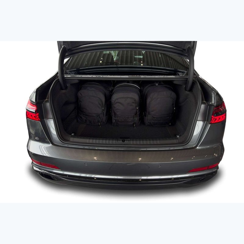 KJUST Kofferraumtaschen-Set Audi A6 Limousine C8 2018+ 5 Stück schwarz 19