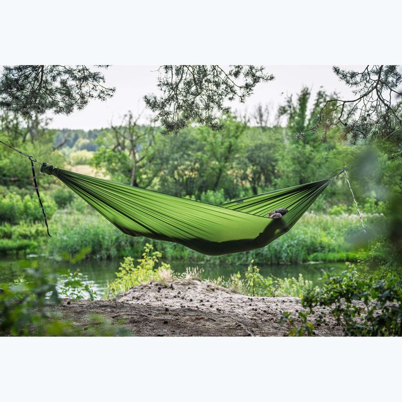 Reisehängematte Lesovik Bright treetop green 2