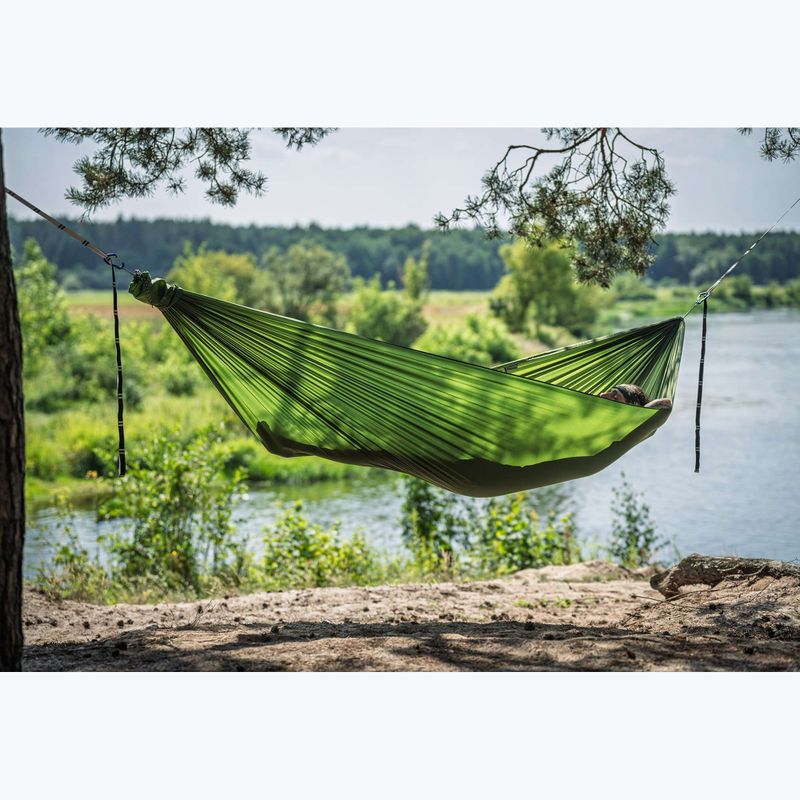 Reisehängematte Lesovik Bright treetop green 3