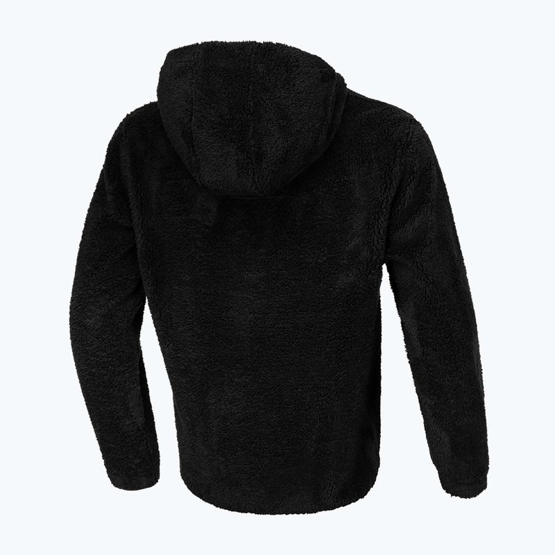 Herren Pitbull West Coast Aragon Sweatshirt mit Kapuze schwarz 4