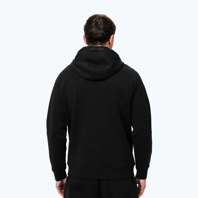 Herren Pitbull Dogwood Sweatshirt mit Kapuze schwarz 3