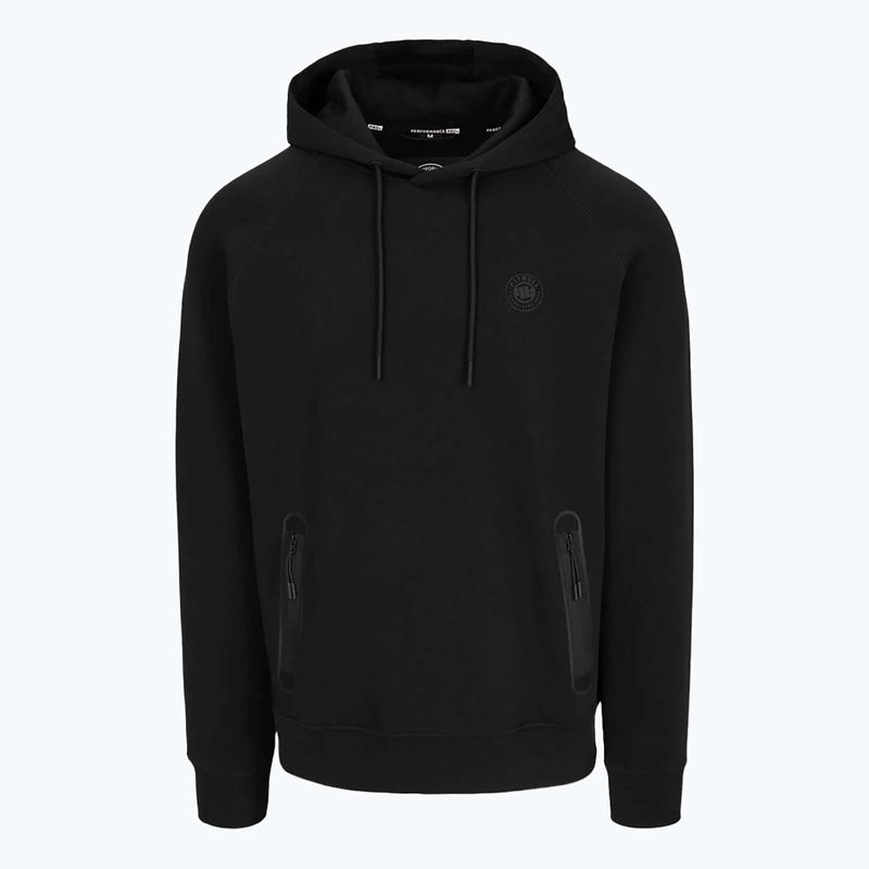 Herren Pitbull Dogwood Sweatshirt mit Kapuze schwarz 4