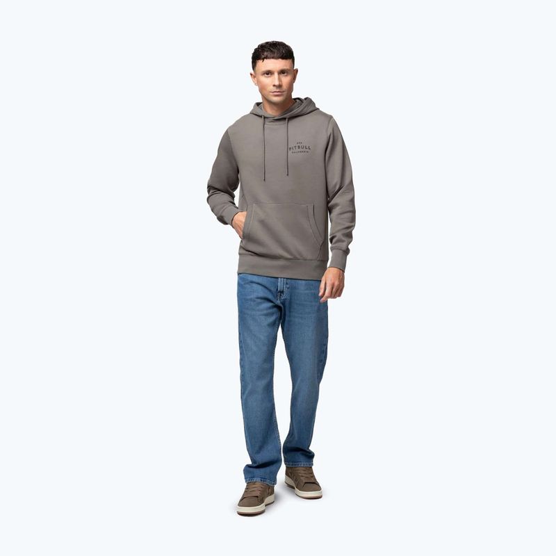 Herren-Sweatshirt Pitbull Sampson Hooded Sweatshirt taupe 2