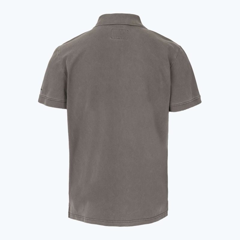Herren Pitbull Washed Polo Shirt dunkelbraun 2