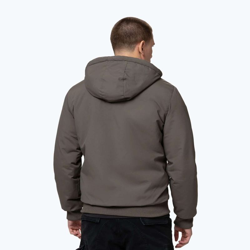 Herren-Winterjacke Pitbull Elkwood 3 Sherpa Hooded taupe 3