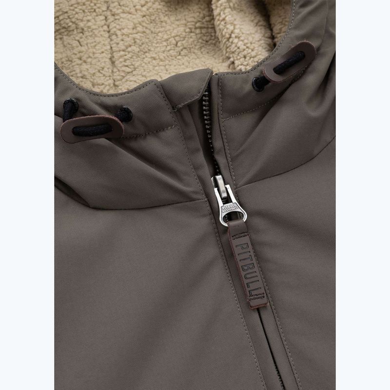 Herren-Winterjacke Pitbull Elkwood 3 Sherpa Hooded taupe 7