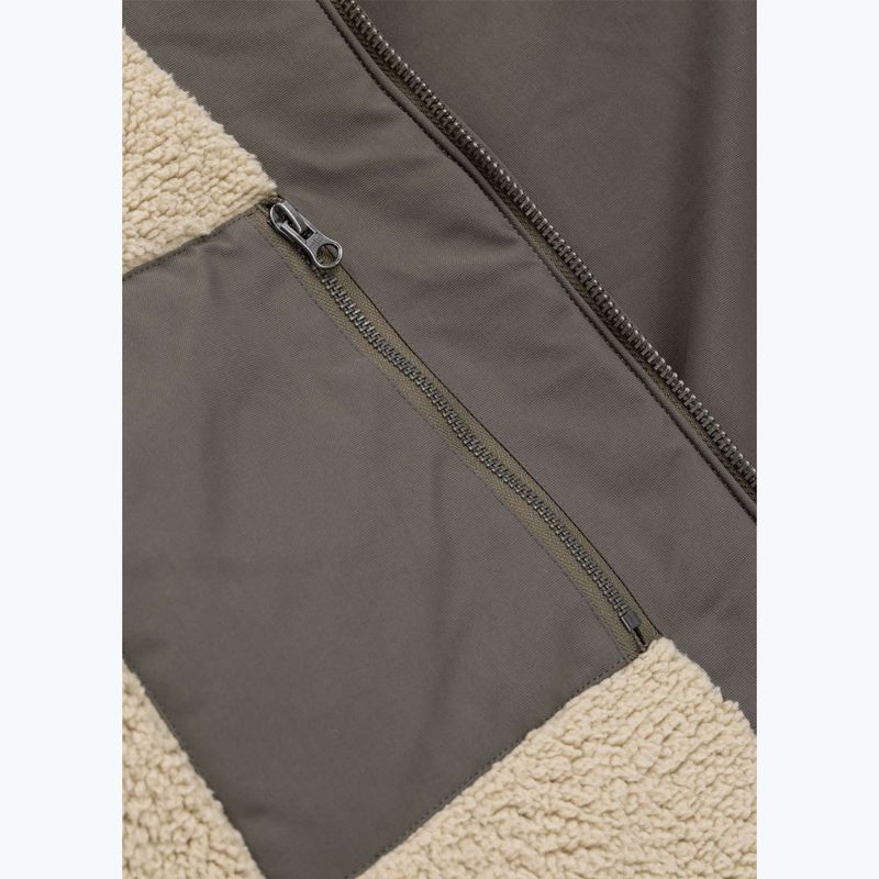 Herren-Winterjacke Pitbull Elkwood 3 Sherpa Hooded taupe 11